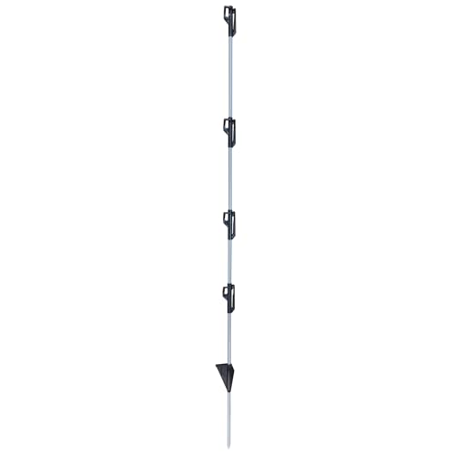 3/8" x 48" Fiberglass Electric Fence Step-in Posts with Clips 25-Pack