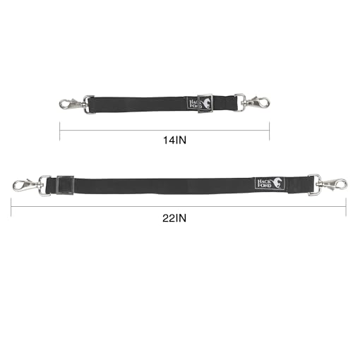 2pcs Horse Blanket Belly Straps Replacement, Elastic Belly Straps | Horse Blanket Sheet Stretchy Straps, Elastic Belly Straps w/ Double Swivel Snaps, Adjustable Length from 14 to 22 Inch Black - size: Belly Straps