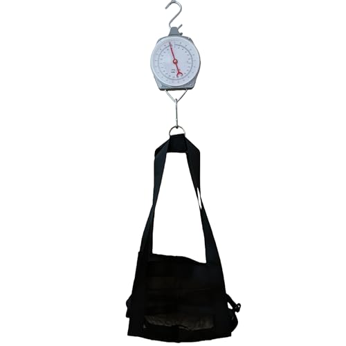 440lb Hanging Scale with Calf Sling – 2-in-1 Animal Weighing Kit, Livestock