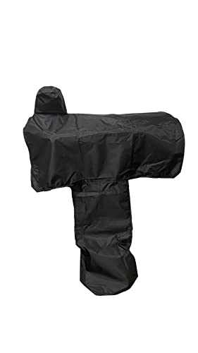 AJ Tack Freestanding Saddle Rack with Western Saddle Cover
