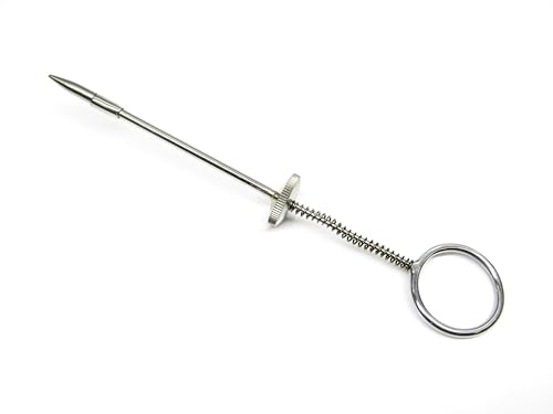 Teat Tumor Extractor Stainless Steel 6" Long 4.5 mm Tip Diameter Easy to Use for All Livestock, Veterinary Tool.