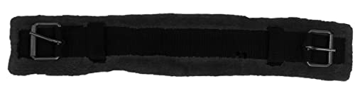 Miniature Quilted Bareback Pad with Fuzzy Fleece Bottom and 20" Girth - color: Black
