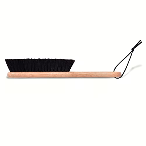 Clothes Brush, Horse Hair Bristle, Cowboy Hat Brush, Suit Lint Brush, Wool, Cashmere, Velvet, Suede, Fabric Brush, Furniture Pet Hair Brush, Long Beech Wood Handle - size: 1 Pack