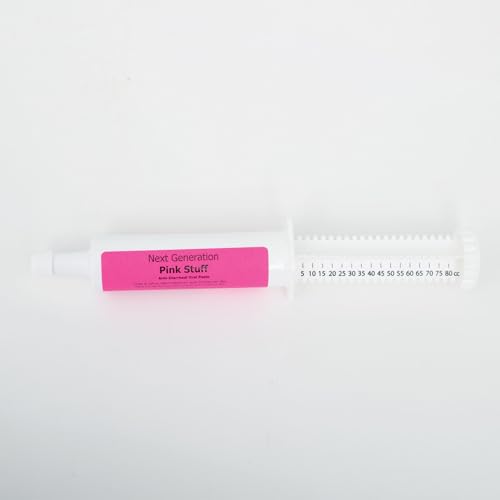 Next Generation The Pink Stuff Paste for Dogs Horses Cows, Anti Diarrhea Digestive Support Paste, Oral Syringe Easy Dosing, Kaolin Pectin Formula, Livestock and Pet Use, 80 ml