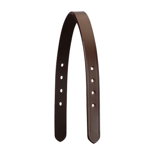 SIE Replacement Leather Crown Pieces for Breakaway Safety Halters 24-inch - color: Brown