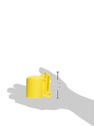 Zareba ITCPY-Z T-Post Safety Cap and Insulator, 10 per Bag Yelllow - size: 10 Pack