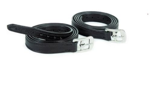 Easy Care Non Stretch Stirrup Leathers - color: Black, size: 36 X 3/4"