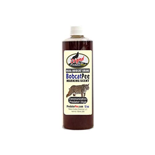 PredatorPee Real Bobcat Urine Natural Predator Scent Outdoor Garden - size: MS 12 oz