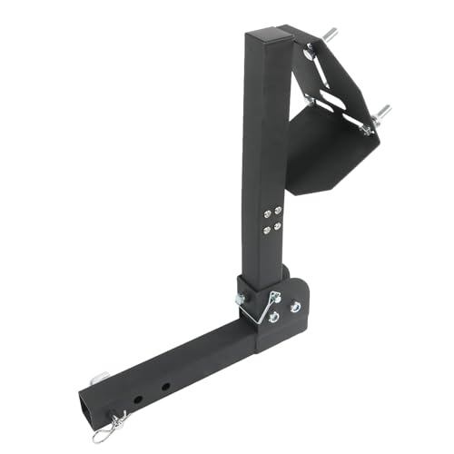 Spare Tire Hitch Mount Compatible with 4 & 5 & 6 Lugs Trailer Wheels