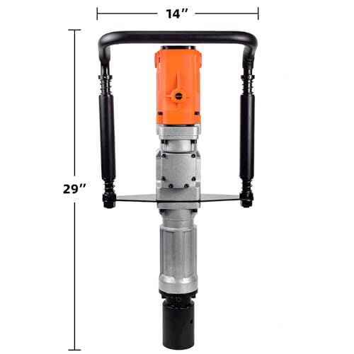 2200W Electric T Post Driver with 2 Sleeves (55/70mm), 110V
