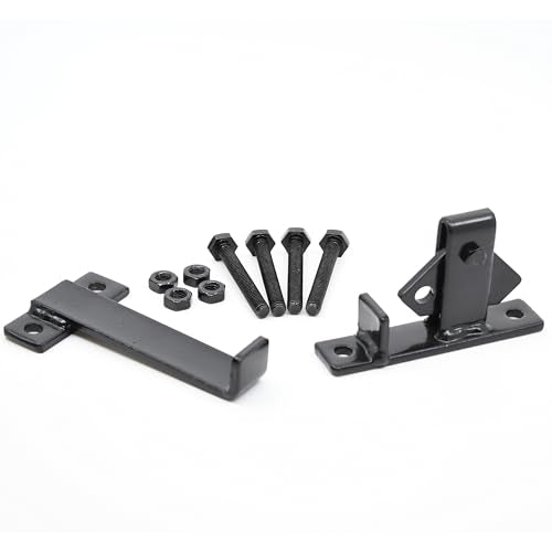 ALEKO Universal Gate Flip Latch LM191 | Holds swing leaves firmly closed, quick lever release, galvanized steel build, rust-resistant, fits wood or metal frames - style: Latch