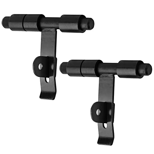 2 Pack 8" Heavy Duty Weld On Slide Bolt Gate Latch for Metal Door, Trailer | Weldable Barrel Latch