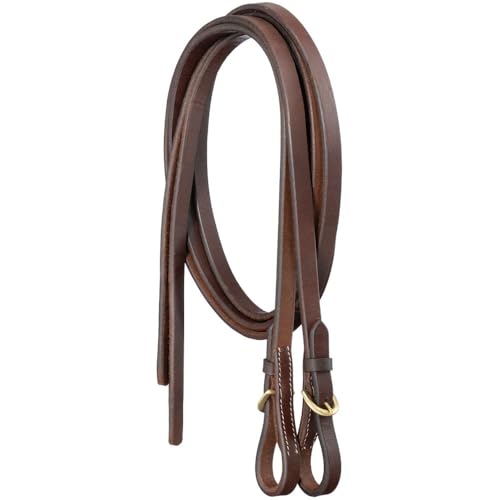 Royal King Reins Leather Split Buckle Ends 5/8" x 8' 43-1800