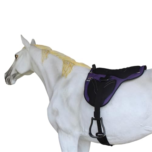 CHALLENGER Western Trail Neoprene Padded Bareback Saddle Pad Cinch 39203 - color: Purple