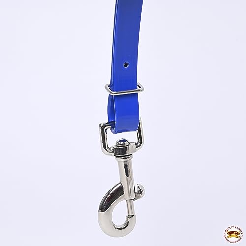 HILASON Western Horse Biothane Leather Breast Collar Tack - color: Royal Blue