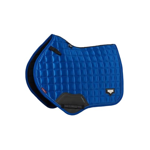 LeMieux Loire Close Contact Saddle Pad - Saddle Pads for Horses - Equestrian Riding Equipment and Accessories - color: Benetton Blue