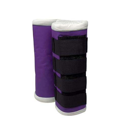 Showman Nylon Quick Wrap Standing Wraps - color: Purple