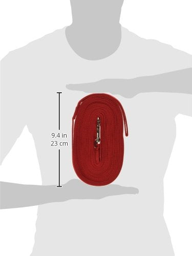 Guardian Gear Cotton Web Training Lead 30 Ft Red - color: Red, size: 30-Feet