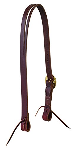 Weaver Leather Working Tack Solid Brass Split Ear Headstall Brass Hardware, 1"