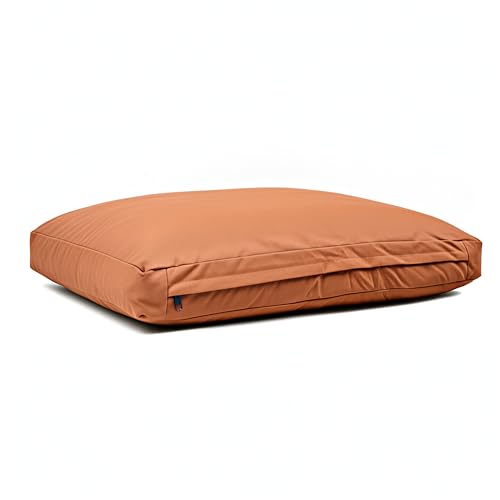 WHITEDUCK Dog Bed Cover (Brown) 28" Lx20 Wx4.3 th (S) - color: Brown - Only Cover, size: Small
