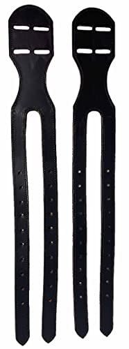 Horse Set of 2 Brown Leather Western to English Rigging Girth Converter 403GC05BR
