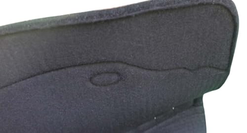 Horse 32"x30" Western Contoured Wool Felt Therapeutic Saddle Pad 39252 - color: Black