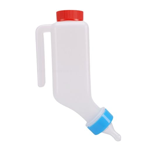 Lamb Feeding Bottle, 5 Pack Thickened Hanging Goat Bottles, 500ML Milk Feeder Bottle for Small Animal Livestock