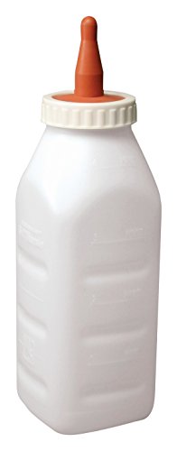 2 quart Screw-On Lamb Nursing Set of Bottle with Nipple & Cap, Small, Set of 3