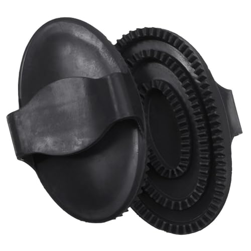 Tough 1 Large Rubber Curry Comb - color: Black