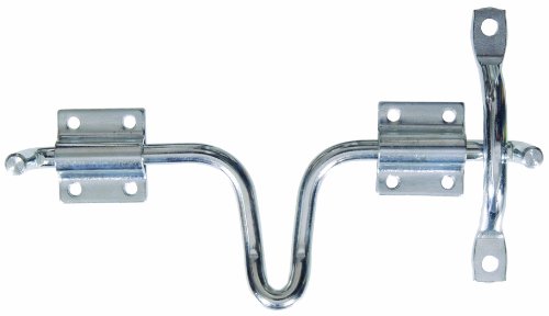 The Hillman Group 851924 Door and Gate Latch with Sliding Bolt, Zinc Plated