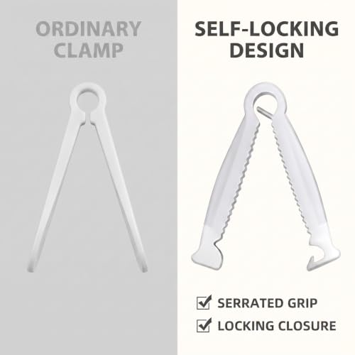 20Pcs Disposable Umbilical Cord Clamps - Sterilized Medical-Grade Puppy Birth Tool for Small Animals | Quick-Release Vet-Approved Pet Delivery Supplies,Veterinary Supplies, Pet Midwifery Tools