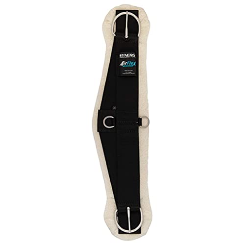 Weaver Equine Airflex Roper Cinch with Merino Wool Fleece Liner - Western Cinch for Horses, Horse Girth, Western Girth, Horse Cinch, Saddle Cinch, Girth for Western Saddle
