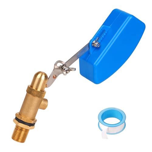 2 Pcs Brass Float Valve 1/2 Inch, Water Tank Float Valve Auto Fill - style: 1/2 Inch
