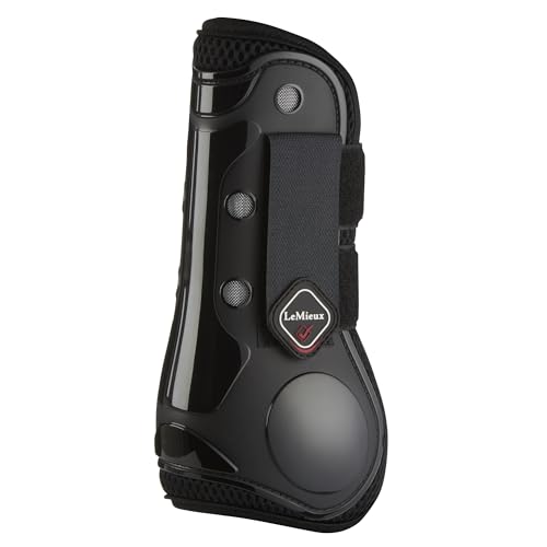 LeMieux Horse Tendon Boots - Protective Gear and Training Equipment - Equine Boots, Wraps & Accessories - Tendon Protection and Support - color: Black