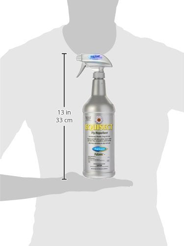 Farnam Equisect Botanical Fly Repellent for Horses, Dogs and Cats, 32 Ounces, Quart Spray (Pack of 2) - size: 32 Fl Oz (Pack of 2)