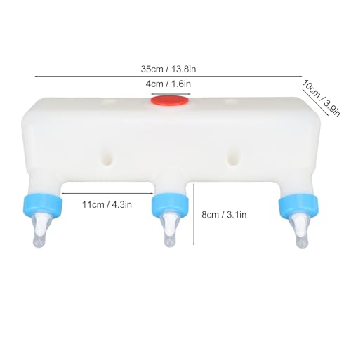 Small Animal Milk Feeder 3 Nipple Bottle