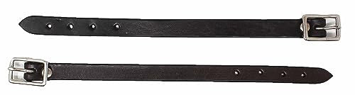 CHALLENGER 5/8" Wide Horse Western Saddle Fender Replacement Contoured Hobble Strap Black 52HS03 - color: Brown