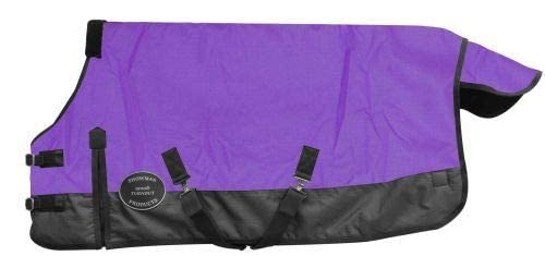 Showman Pony/Yearling 56"- 62" 1200 Denier Waterproof & Breathable Turnout Sheet - color: Purple