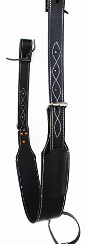 Pro Rider Challenger Western Horse Leather Rear Flank Back Saddle Cinch w/Billets 9758BK