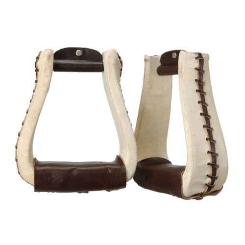 Tough 1 Rawhide Roper Stirrups
