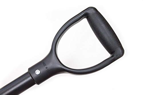 BULLY TOOLS Stall Fork Tool - Heavy Duty Tempered Steel Tines Pitchfork with D-Grip Handle, Ideal for Gardening, Farming, Bedding, Yard Cleaning and Transferring Hay - 100% Made in the USA - 38-Inch
