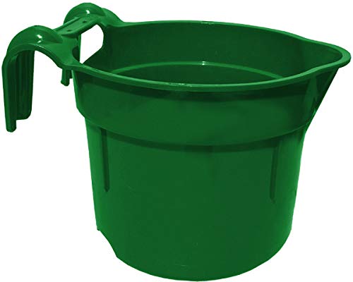 Tuff Stuff Products RDHGR 10 qt. Round Fence Hook Bucket44; Green