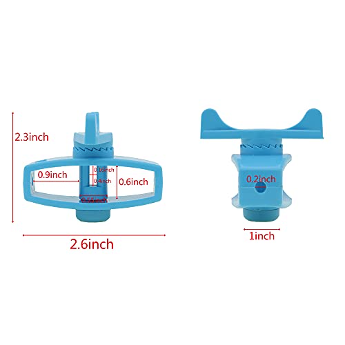 Electric Fence Tightener,Blue,12-Pack