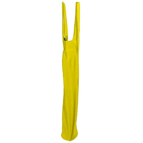 Sleazy Sleepwear Tie Tail Bag | Braided Tail Protection w/Stretchy Ties | Rugged Lightweight Breathable Slip-On Horse Guard, Neon Yellow - color: Neon Yellow