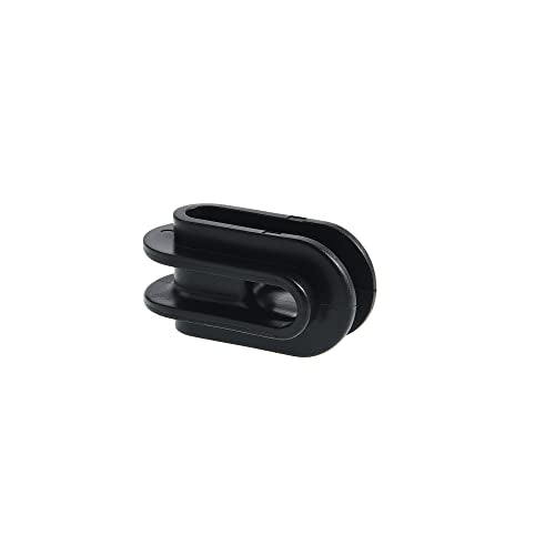 Electric Fence Insulator for Corner or End Post, 24 Pack, Black | Electric Fence Wire