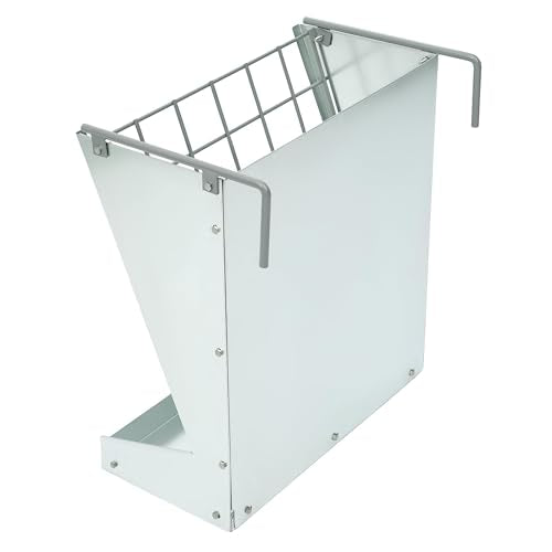 KUAFU Hay Feeder 2 in 1 Hay Rack Wall Mount Goat Feeders,Heavy Duty