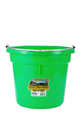 Little Giant DuraFlex Flat Back Bucket 20 Qt Lime