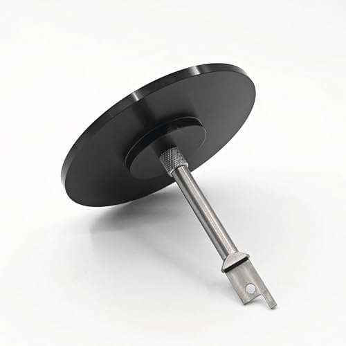 DIY UVC Reciprocating Saw Machines Large Adapter Suction Cup Attachments Connector Fit for Reciprocating Saws Tools Aluminium Smooth Surface 12cm/4.7in Diameter (Black Large)
