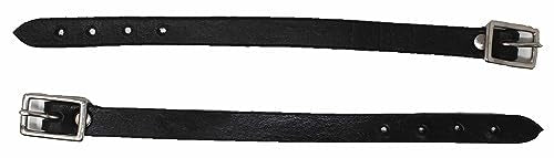 CHALLENGER 5/8" Wide Horse Western Saddle Fender Replacement Contoured Hobble Strap Black 52HS03 - color: Black