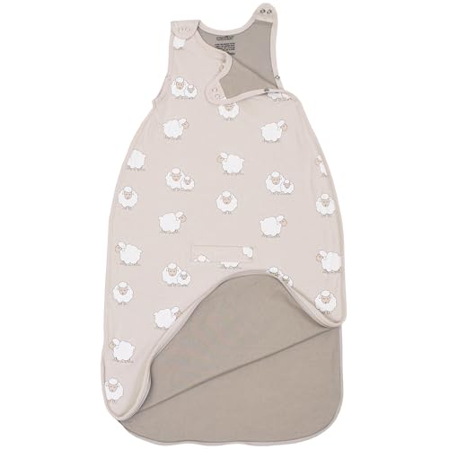 Woolino 4 Season Toddler Sleeping Sack, Merino Wool and Organic Cotton Baby Sleep Bag Sack, 2-4 Years, Sheep - color: Sheep